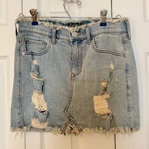 Express denim skirt